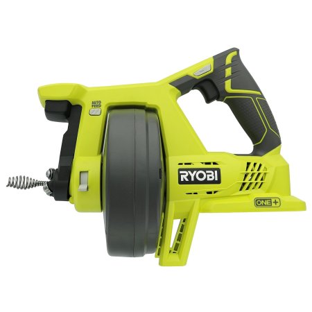  The Best Drain Snake Option: Ryobi 18V One+ Cordless Drain Auger