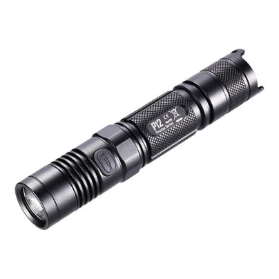 The Nitecore P12 1000 Lumen LED Tactical EDC Flashlight on a white background.