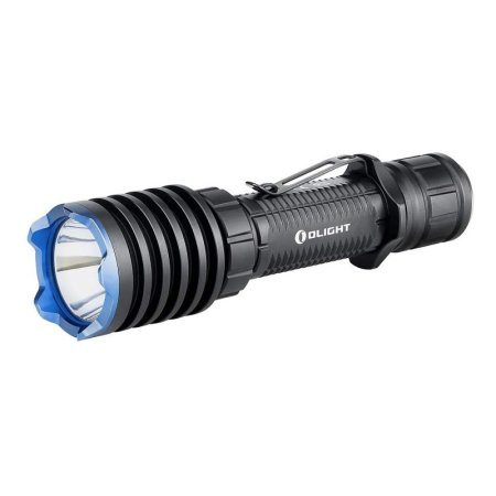  The Olight Warrior X Pro 2100 Lumen Tactical Flashlight on a white background.