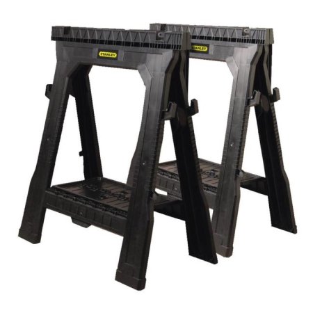  Best Sawhorse Option: Stanley 31 in. Folding Sawhorse (2-Pack)