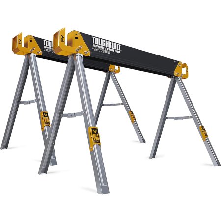  Best Sawhorse Option: ToughBuilt Sawhorse 1100 LB Capacity 2-Pack