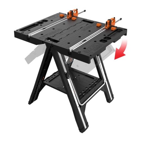  Best Sawhorse Option: WORX WX051 Pegasus Work Table & Sawhorse