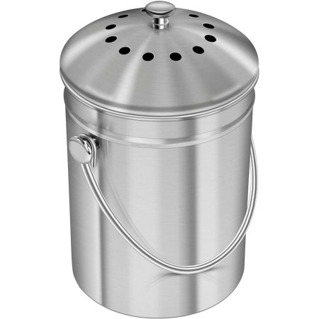  The Best Compost Bins Option: Utopia Kitchen Stainless Steel Compost Bin