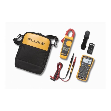  The Fluke 117/323 Digital Multimeter and Clamp Meter Kit on a white background