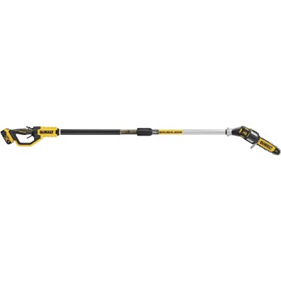 The DeWalt 20V MAX XR Cordless Pole Saw Kit on a white background.