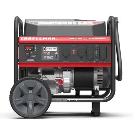  The Craftsman 6000-Watt CARB-Compliant Portable Generator on a white background.