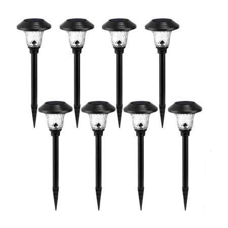  BEAU JARDIN 8 Pack Solar Pathway Lights on white background