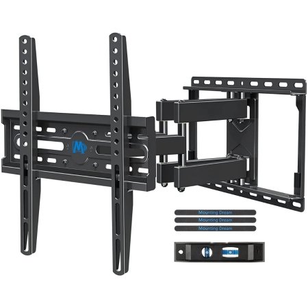  Mounting Dream Full-Motion TV Wall Mount in a white background