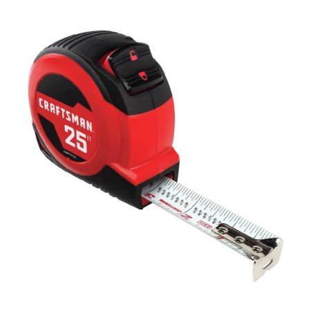  The Best Tape Measures Option: CRAFTSMAN Tape Measure, Self-Lock, 25-Foot