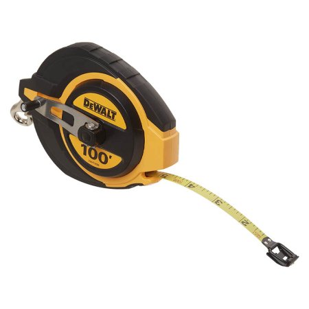  The Best Tape Measures Option: DEWALT Tape Measure, Closed Case, 100-Foot