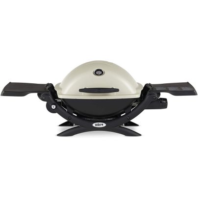 The Weber Q 1200 Gas Grill on a white background.