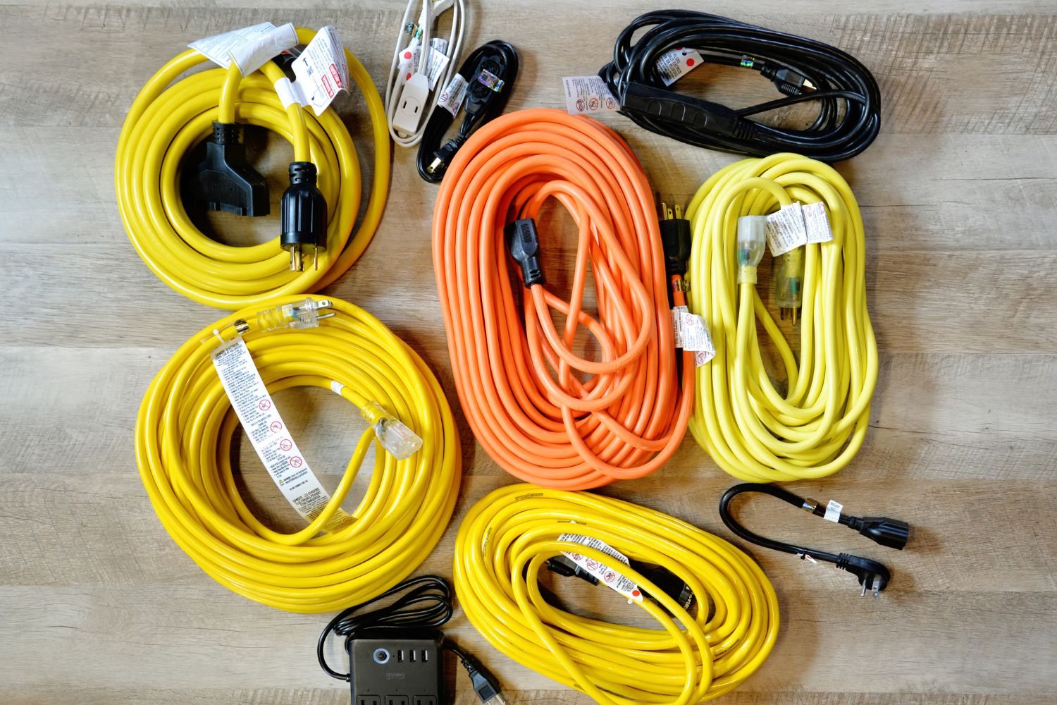 Power Extender: 150' Orange Extension Cord Storage Reel