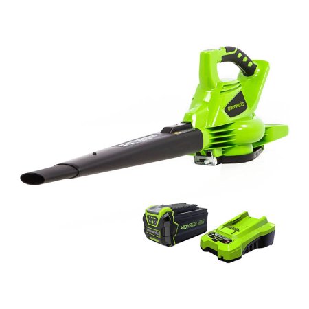  The Best Leaf Blower Option: Greenworks 40V Brushless Cordless Blower Vacuum