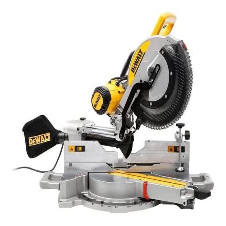  DeWalt 12-inch Double-Bevel Sliding Compound Miter Saw on white background