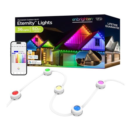  Enbrighten Eternity Eave Permanent Outdoor Lights on white background