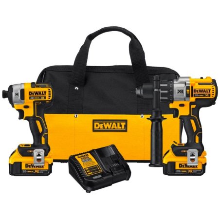  The Best Hammer Drill Options: DEWALT 20V MAX Brushless Impact Driver Combo Kit