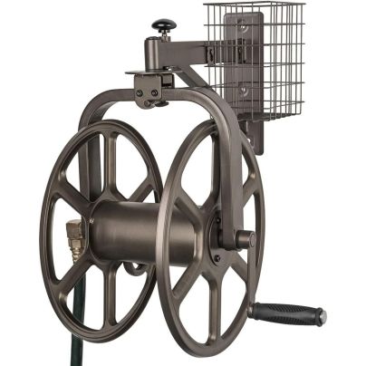 Hampton Bay Commercial Wall-Mount Hose Reel 709 - The Home Depot