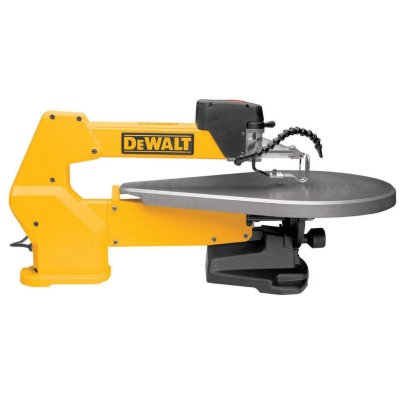 The DeWalt 20-Inch Variable Speed Scroll Saw on a white background.