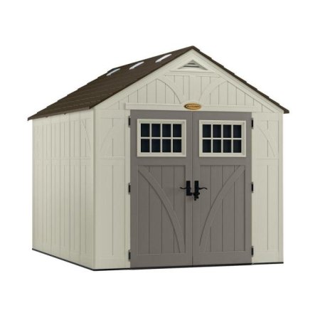  Best Storage Shed Option: Suncast Tremont 8 ft. x 10 ft. Resin Storage Shed