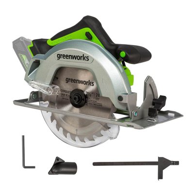 The Best Circular Saw Option Greenworks 24V 7¼ Cordless Battery Circular Saw