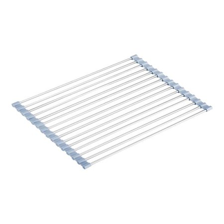  The Seropy Roll-Up Over-the-Sink Dish-Drying Rack on a white background.