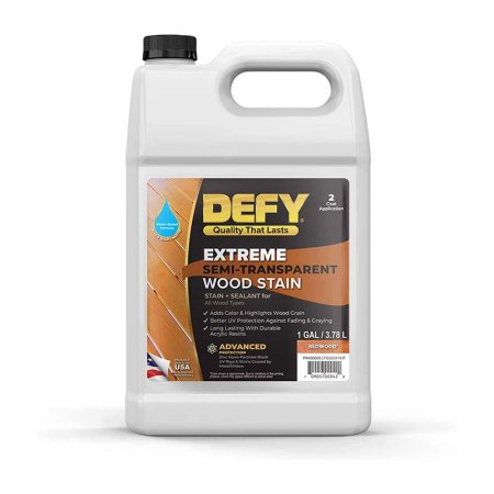  Bottle of Defy Extreme Semi-Transparent Wood Stain