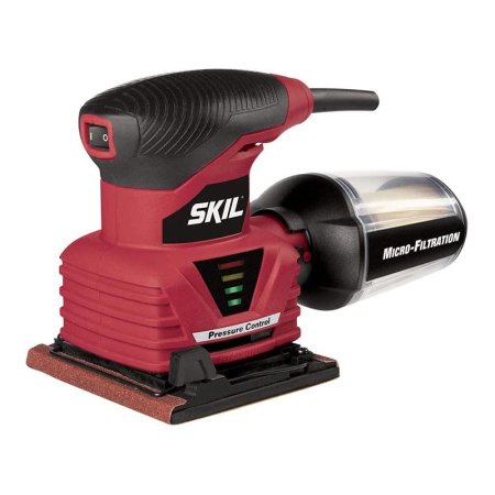  The Best Palm Sander Option: Skil 7292-02 ¼-Sheet Sander With Pressure Control