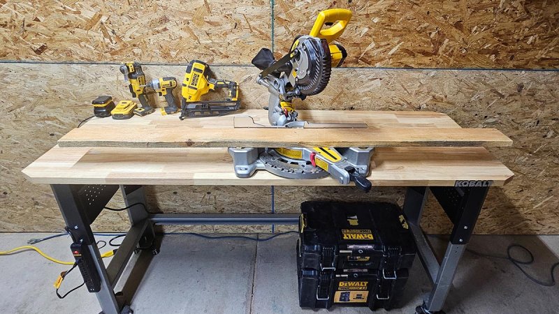 The Best Workbench Kobalt overhead shot