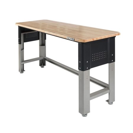  The Best Workbench Option Kobalt 72-Inch Silver Wood Workbench