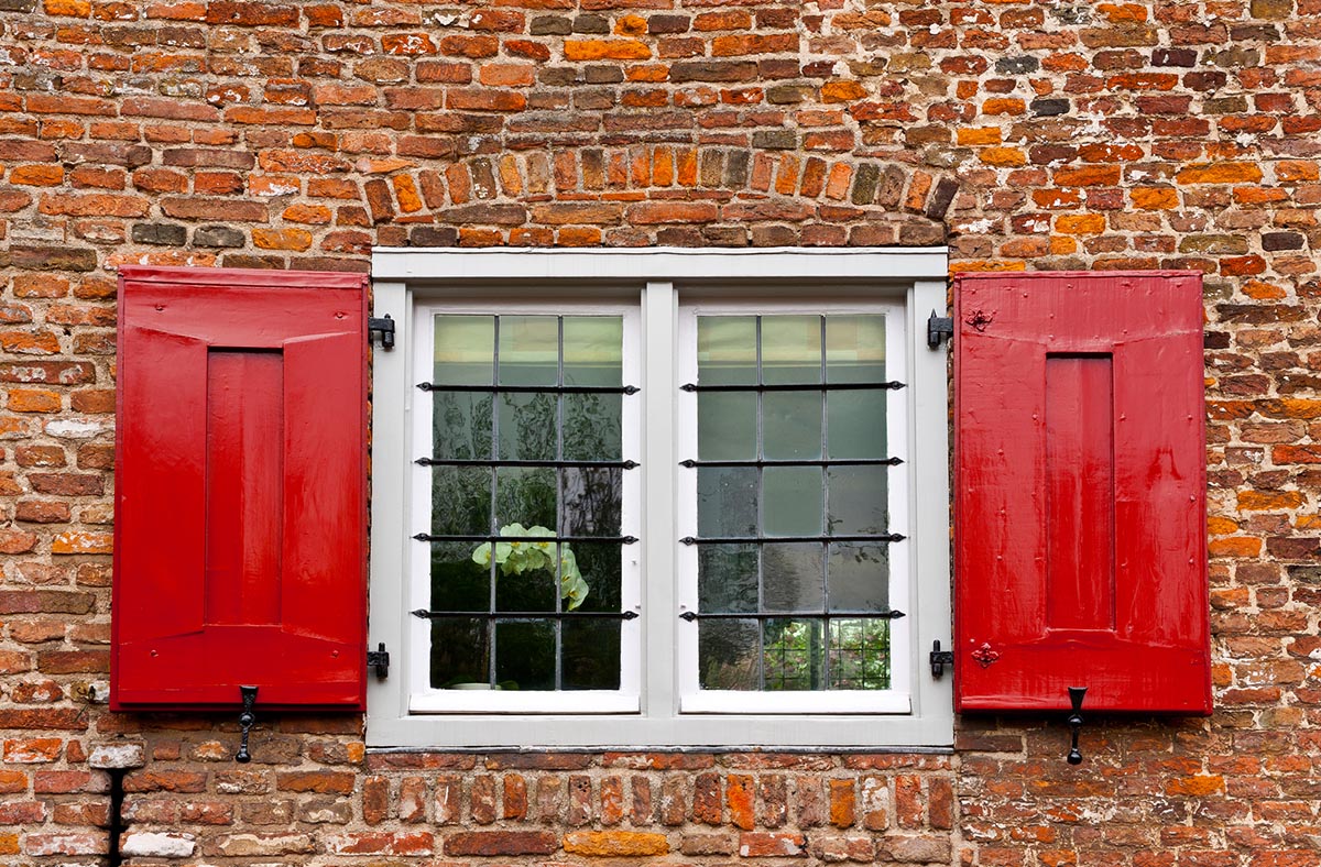 Weep Holes in Brick Above Window