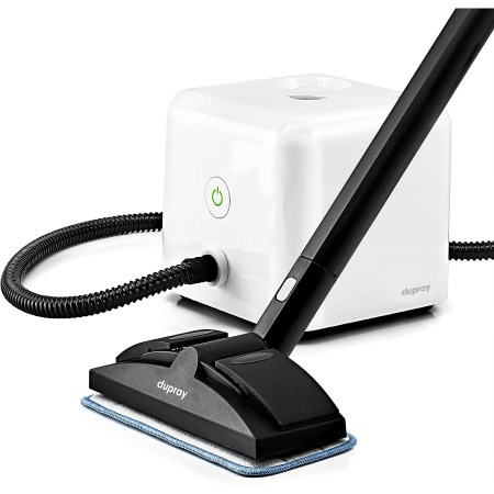  The Dupray Neat Steam Cleaner on a white background.