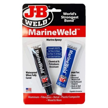  J-B Weld 8272 MarineWeld Marine Epoxy on a white background