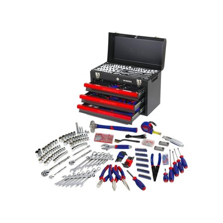  The Best Mechanic Tool Set Option: Workpro 408-Piece Mechanics Tool Set With Metal Box