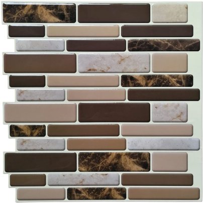 The Best Peel and Stick Backsplash Option: Art3d Peel-and-Stick Kitchen Backsplash Tiles