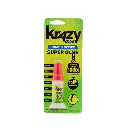 Krazy Glue Home & Office Super Glue on a white background