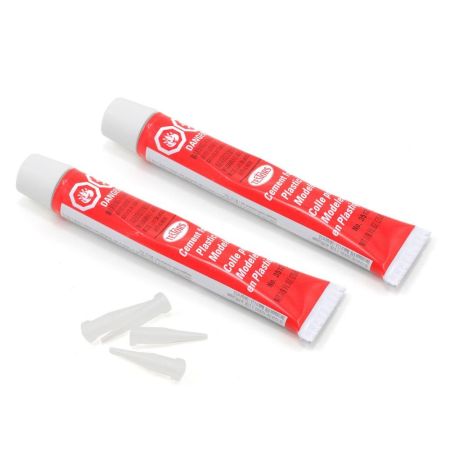  2 Testor Corp Cement Glue Adhesives on a white background