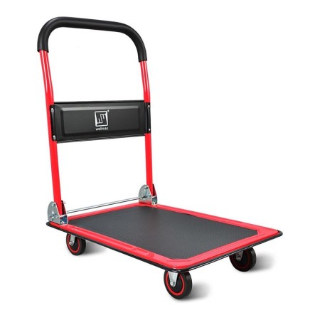  The Wellmax 660-lb. Capacity Foldable Push Cart Dolly on a white background.