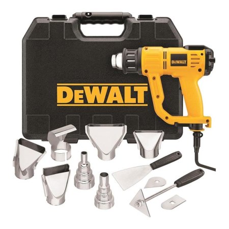  The Best Heat Gun Option: DeWalt Heat Gun With LCD Display and Accessory Kit