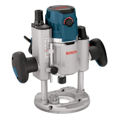 Bosch 120-Volt 2.3 HP Electronic Plunge Base Router on a white background