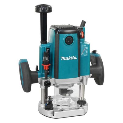 Makita RP2301FC 3¼-HP Plunge Router on a white background