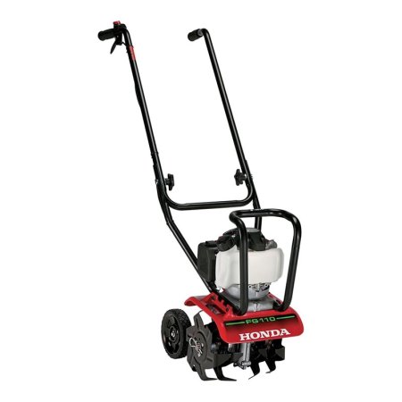  The Honda 9" Mini-Tiller/Cultivator on a white background.