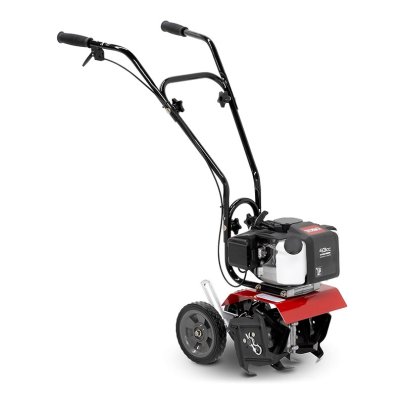 The Toro 10" 2-Cycle 43cc Cultivator on a white background.