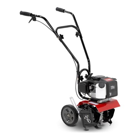  The Toro 10" 2-Cycle 43cc Cultivator on a white background.
