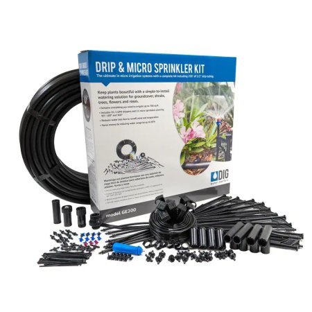  The Best Drip Irrigation System Option: Dig GE200 Drip & Micro Sprinkler Kit