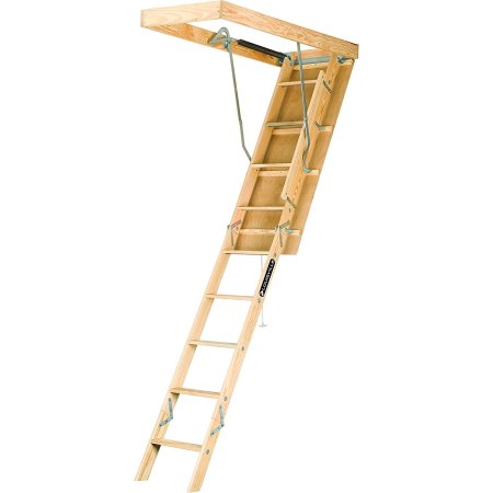  The Best Attic Ladder Option: Louisville Ladder 25.5-by-54-Inch Wood Attic Stairs