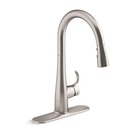  Kohler Simplice Pull-Down Kitchen Sink Faucet on white background