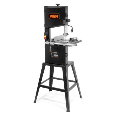 Wen 3962 Two-Speed Band Saw with Stand on a white background