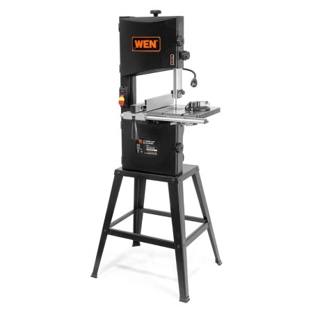  Wen 3962 Two-Speed Band Saw with Stand on a white background