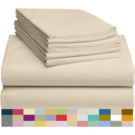  The Best Bed Sheets Option: LuxClub Wrinkle-Free Bamboo Sheets