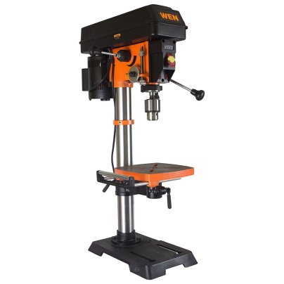 The WEN 4214 12-Inch Variable Speed Drill Press on a white background